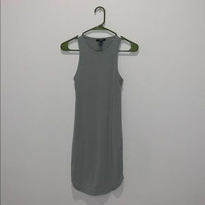 Green jersey dress -forever21